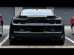 QUAD DIFFUSER INSTALL WITH 4 INCH TIPS ON 5TH GEN CAMARO SS!