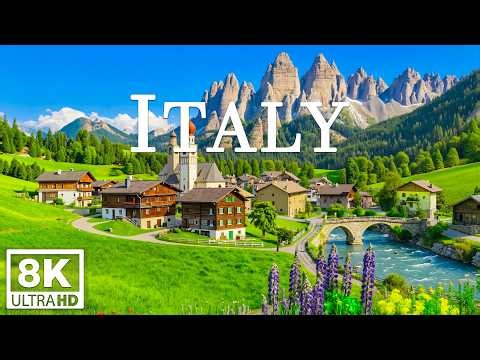 Italy 8K | Timeless Landscapes – Historic Cities, Rolling Hills & Mediterranean Beauty