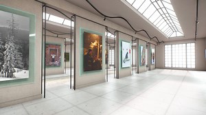 G0013 VR Virtual Reality Image Gallery FIrst - Buy Royalty Free 3D model by VRA (@architect47)