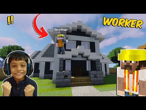 WE BECAME HOUSE WORKERS IN MINECRAFT CITY