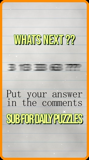 Logic Puzzle Series | Guess the Next Number