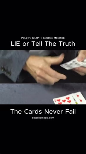 A spin on the classic “Lie Detector” card trick. Available in “McMiracles with Cards” bigblindmedia.com #magicshop #cardmagic #magictrick #globalmagicians #cardmagician #cardtrick #cardtricks #sleightofhand #sleightofhands #artofmagic #magician | Bigblindmedia