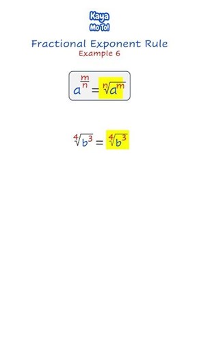EXAMPLE 6 | FRACTIONAL EXPONENT RULE of EXPONENTS | Algebra | Math | Kaya mo to!