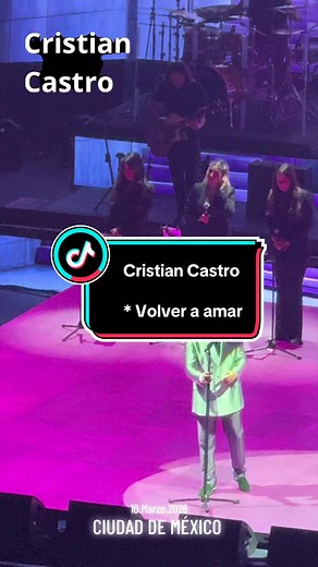 Cristian Castro en el Auditorio Nacional: Volver a Amar