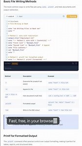 File Writing - Bash Tutorial — in 30 seconds #Bash #Shell #Linux