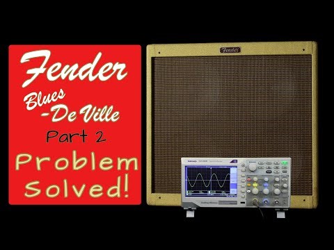 Fixed! Now this 1990s Fender Blues Deville Sounds Great.