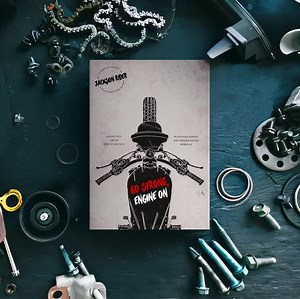 Harley Davidson Inspired Birthday Invitation | Motorcycle | Editable Template in Templett | Digital Birthday Invite | A5 - Etsy