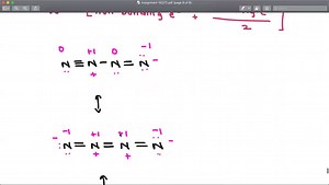 SOLVED:In 1999 , Karl Christe synthesized and characterized a salt that contained the N5 ^ cation, in which the five N atoms are connected in a long chain. This cation is the first all-nitrogen species to be isolated in more than 100 years. Draw the most important Lewis structure for this ion, including all equivalent resonance structures. Calculate the formal charges on all atoms.
