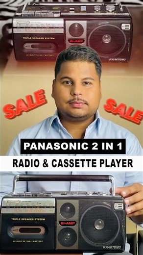 Panasonic radio and cassette player sale #youtube #shorts #youtubeshorts