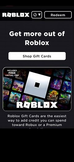 How To Redeem A Roblox Gift card On Mobile