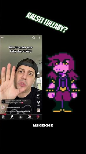 Of course shes called Snoozie #deltarune #funny #tobyfox #deltarunesusie #singing #ralsei