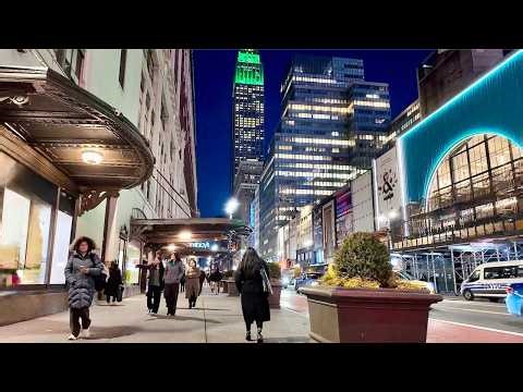 34th Street Evening Walk NYC 2026