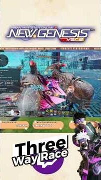 LIVE HIGHLIGHTS - PSO2NGS - Three Way Race - Limited Time Quest #pso2 #ngs #pso2ngs