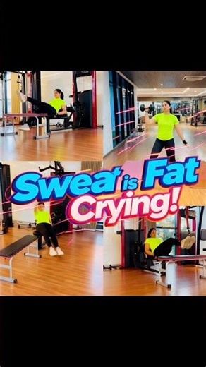 💪 Sweat is fat crying ,every drop is progress.🚀