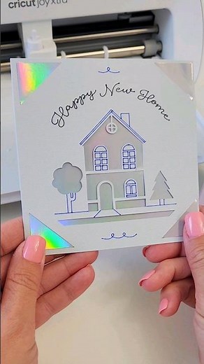 This is how easy it is to make a card with the Cricut Joy Xtra #cardmaking #cricutmade