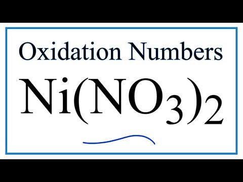 How to find the Oxidation Number for Ni in Ni(NO3)2