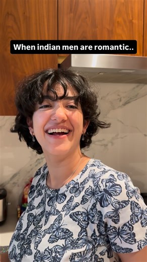 Zahra on Instagram: "When Indian men are romantic… it doesn’t feel like flirting. It feels like suspicion. Is he being sweet? Or is something coming? Every wife knows — romance from men doesn’t arrive alone. It arrives with questions. 😏 Indian men, defend yourselves in the comments. #indianmen #marriagecomedy #humour #relationshipreality #husbandlife"