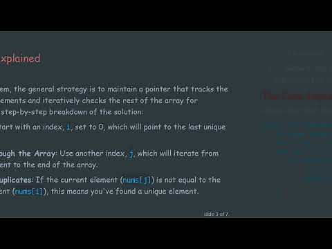 Understanding How to Remove Duplicates from an Array in Java