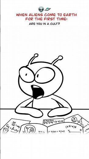 Aliens & Math 😳 (Animation Meme) Anim: Tou.Istou #shorts