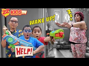 Mom Sleep Walks And Goes Crazy! Treasure Hunt Part 3