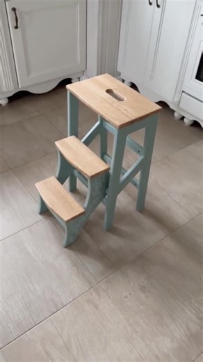 Wooden Stepladder, Folding Step Stool, Step Ladder Adult, Library Ladder, Shabby Chic Step Ladder, Kitchen Step Stool, Vintage Step Ladder. - Etsy