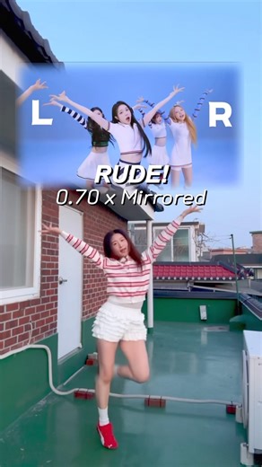 RUDE! 0.70 ver🩵@hearts2hearts.official #RUDE #hearts2hearts #하츠투하츠 #dancechallenge #shorts