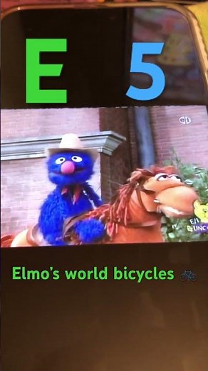 E 5 Elmo’s world bicycles 🚲