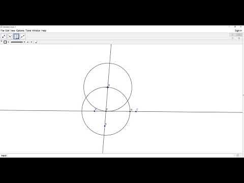 Constructing Parallel Lines in Geogebra