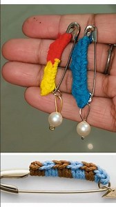 Prada safety pin tutorial #trending #shortsfeed #diycrafts #craftysurabhi