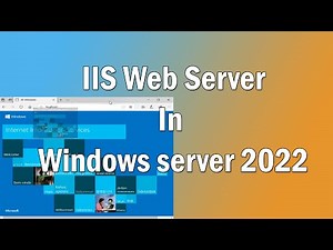 How to configure IIS Web Server In Windows Server 2022 #iiswebserver