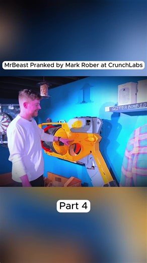 MrBeast Pranked by Mark Rober at CrunchLabs