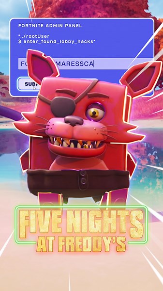 NEW *FNAF* Lobby Hack CODES in Fortnite!
