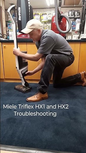 Harry shows you How! Miele Triflex HX1 and HX2 Troubleshooting. No Power or Run Issues. Great trick
