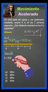 MOVIMIENTO ACELERADO #fisica #movimiento | Profe Casas