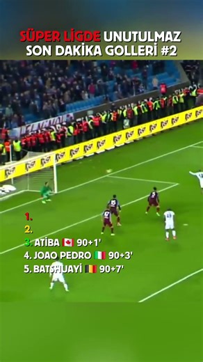 Süper Ligde Unutulmaz Son Dakika Golleri #2 ⏳️