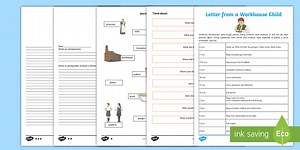 KS2 Letter from a Workhouse Child Differentiated Worksheets
