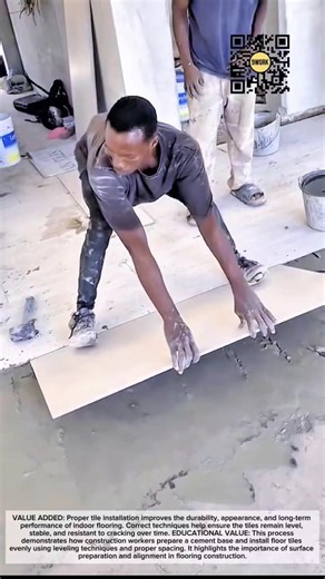 Professional Floor Tile Installation Process #9work