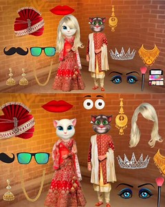 30K views · 656 reactions | Anjela tom and talking tom marriage makeup funny #talkingtomfunny #tom #funny #funnyvideos #Tom #cartoonfun #animation #Angela #cartoon #talkingtom | Wrong Head Puzzles | Facebook