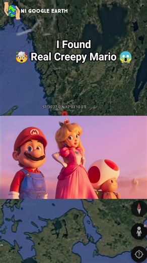 I Found Real 😱 Life Mario On Google Maps And Google Earth 🌎#map #googleearth #shots #n1googleearth