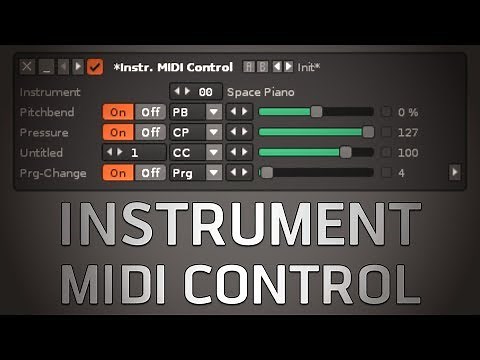 Instrument MIDI Control