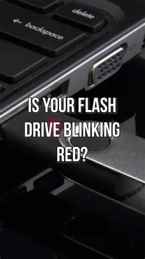 Is your flash drive blinking red? Try these methods to fix it #recoverit #wondershare #tech #setup #pcsetup #pcgaming #pctips #phonetips #flashdrive