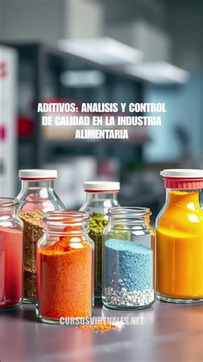 ADITIVOS ANALISIS Y CONTROL DE CALIDAD EN LA INDUSTRIA ALIMENTARIA
