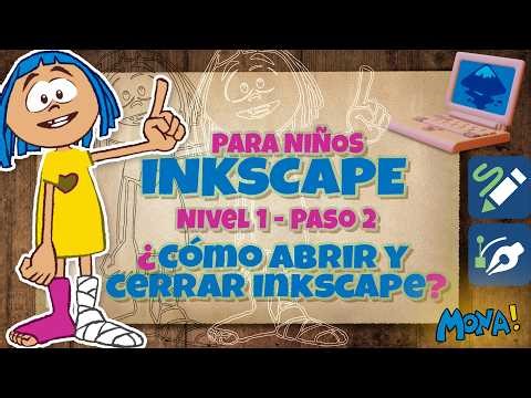 Inkscape para niños Nivel 1: Cómo abrir, conocer y cerrar Inkscape | Paso 2 | con Mona Creativa®