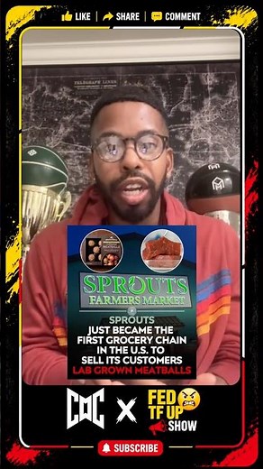 Sprouts Is Now Selling LAB-GROWN MEAT?! 😳 B-Cuddy’s Fed TF Up Take! #food #meat #sprouts #podcast
