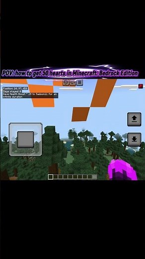 POV: how to get 50 Hearts in Minecraft: Java&Bedrock (OP)