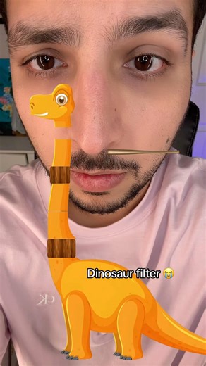 Dinosaur Filter Game 😱!