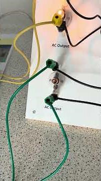 Step up and step down transformers. #physicsfun #trentphysics