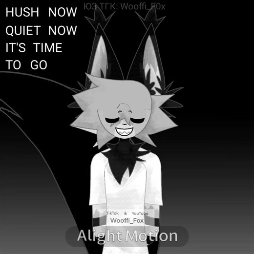 Hush now quiet hush // #art #animation #анимация #alightmotion #Wooffi_Fox