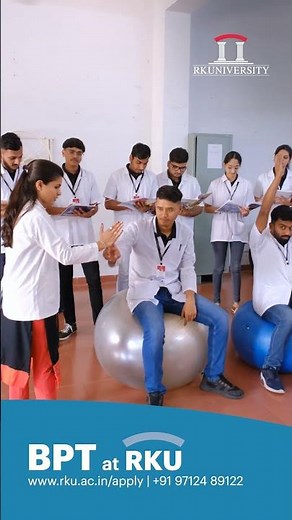 Admissions are open for Bachelor of Physiotherapy (BPT) program at RK University