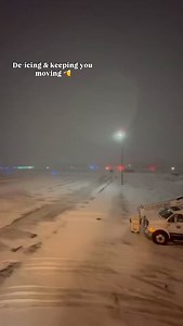 Winter operations are in full effect ❄️ Thanks for this view from down on the de-ice ramp, @rychikenfry_1! | John Glenn Columbus International Airport